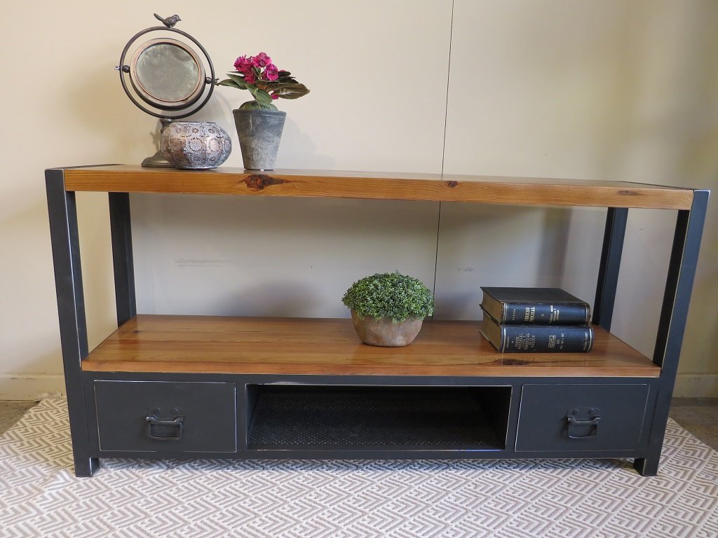 Mueble TV en Madera Reciclada - Imagen 4