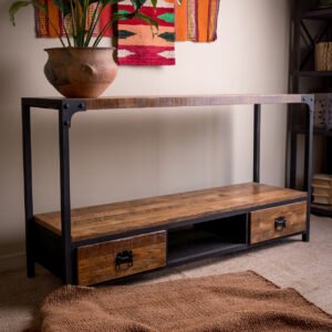 Mueble TV en Madera Reciclada