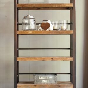 Estantería en madera y metal Brisa