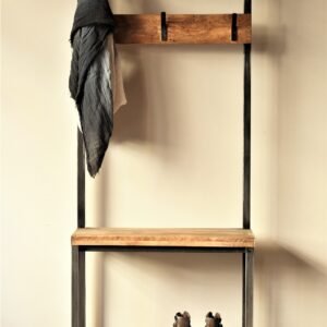 Perchero recibidor rústico