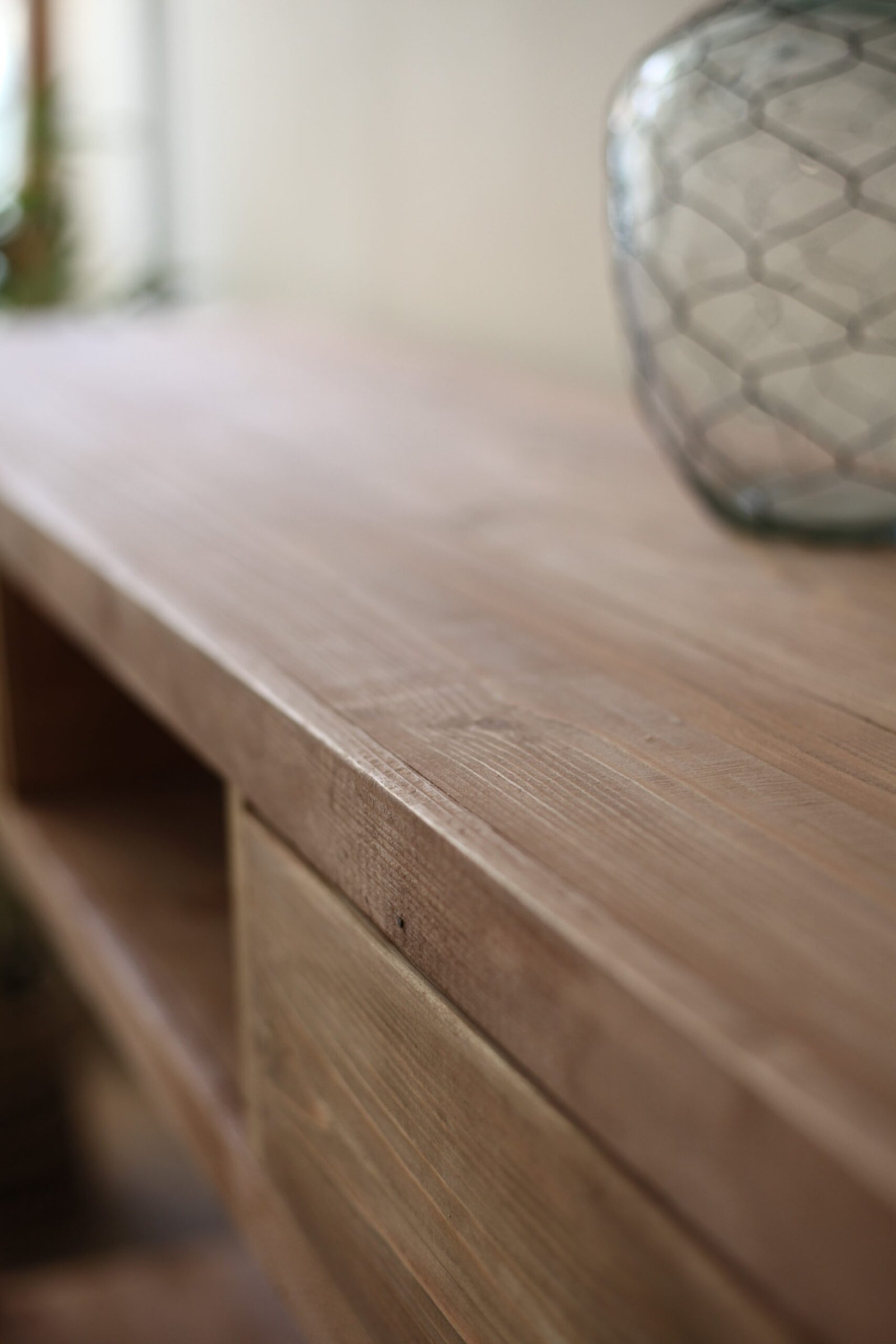 Mueble rústico recibidor de madera recuperada - Imagen 12